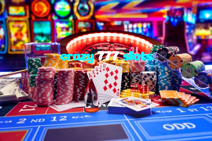 crazy 777 slots casino presented on mobile device in Pakistan with slots and live games